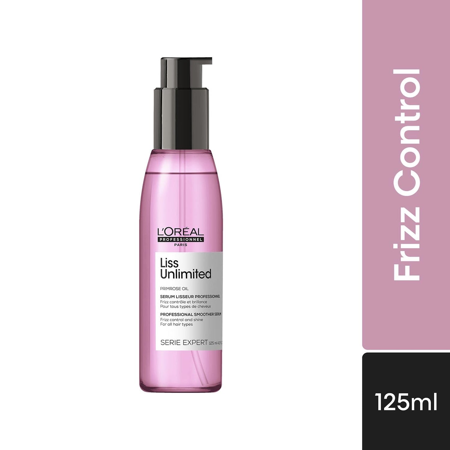L'Oreal Professionnel Serie Expert Liss Unlimited Blow Dry Serum 125 Ml, For Frizz-Free Hair