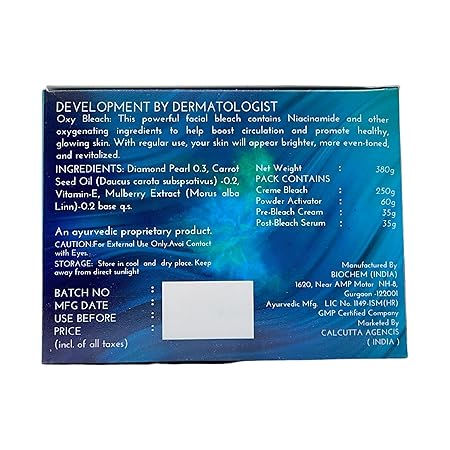 GloWhite Herbals Oxy Bleach For Face For Women, 360g