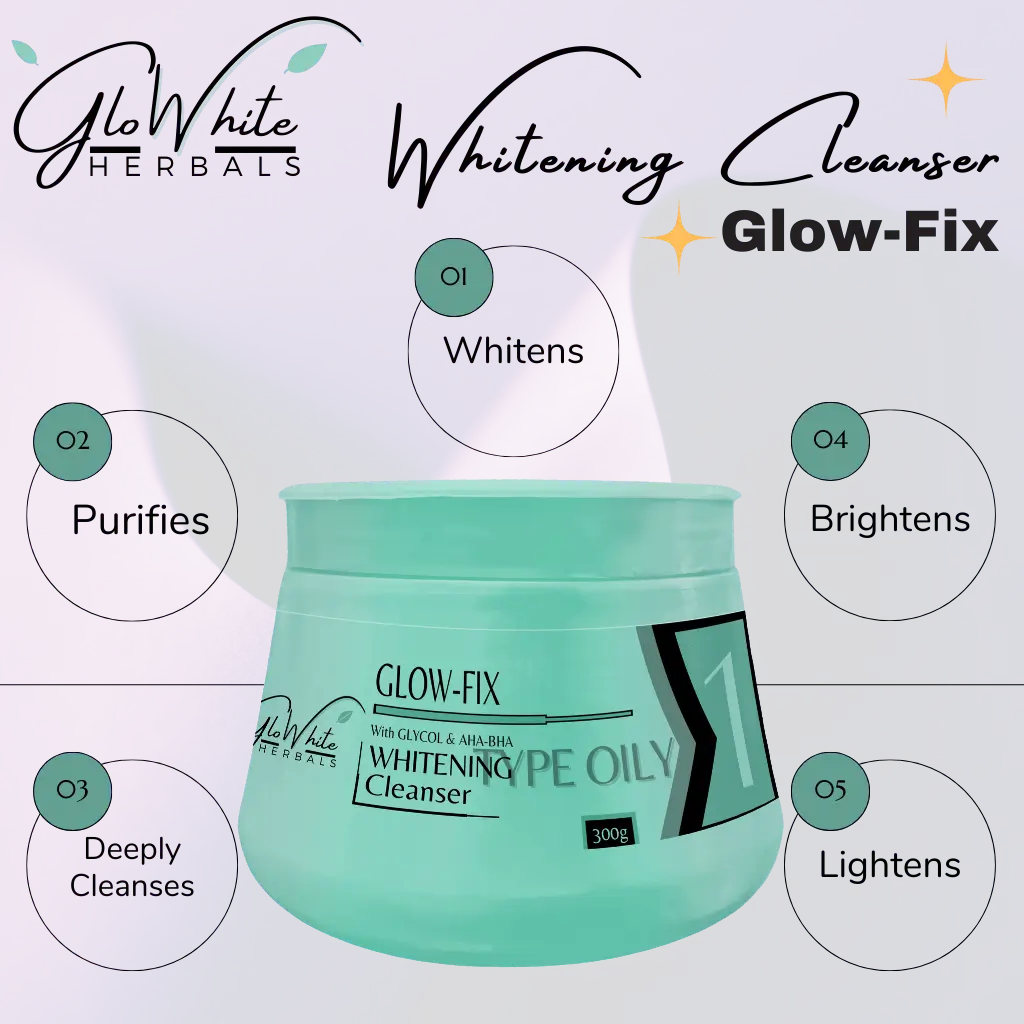 Glowhite Herbals Glow-Fix Whitening Cleanser - Type Oily