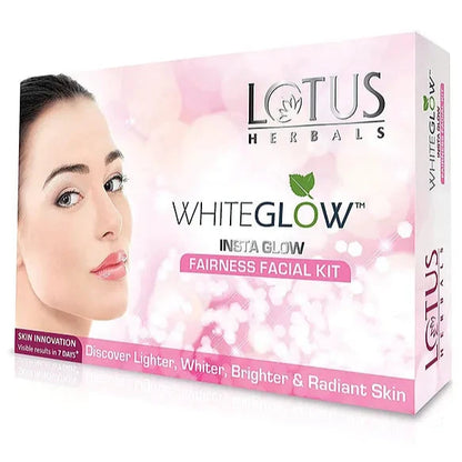 Lotus Herbals WhiteGlow Facial Kit Insta Glow 4 In 1 Facial Kit, 160g