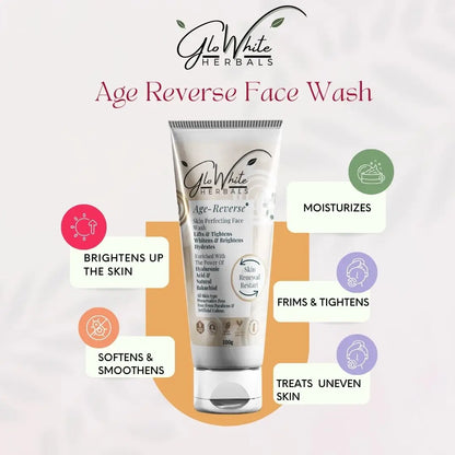 GloWhite Herbals Anti-Aging Face Wash, All Skin Type, 100g