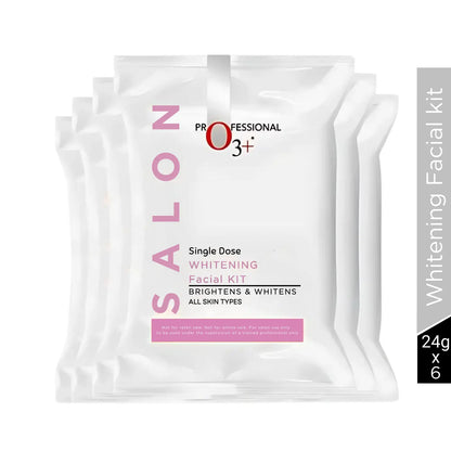 O3+ Single Dose Salon Whitening Facial kit - 24gx6