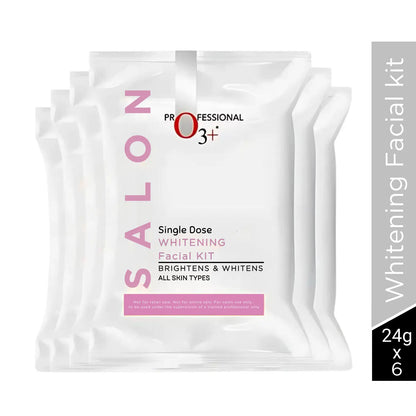 O3+ Single Dose Salon Whitening Facial kit - 24gx6