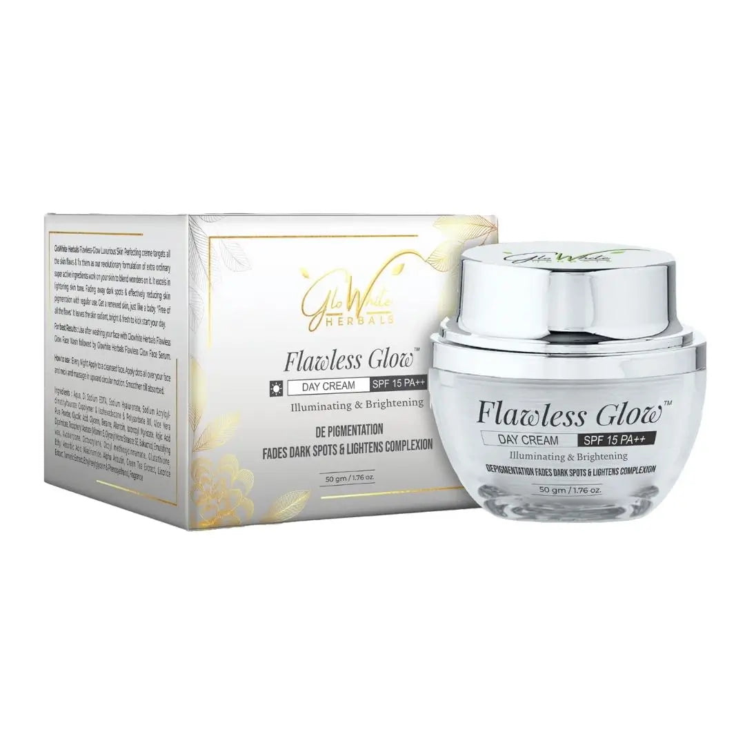 GloWhite Herbals Flawless Glow Brightening Day Cream SPF 15PA+++, 50g