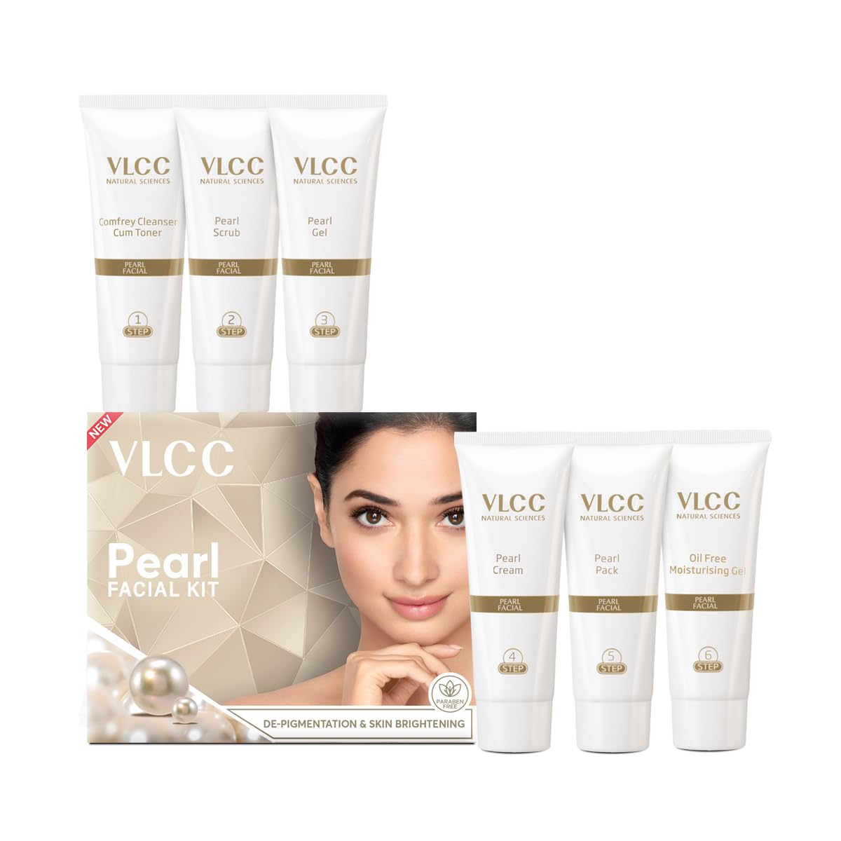 VLCC Pearl Single Facial Kit - 60 g