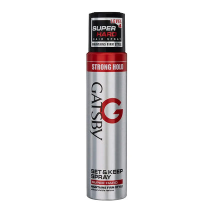 Gatsby Set And Keep Spray Super Hard, 250ml