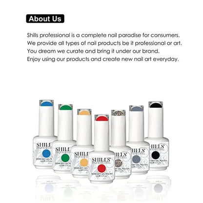 Shills Professional UV Led Soak Off Gel Polish -  (201-250 Shades)