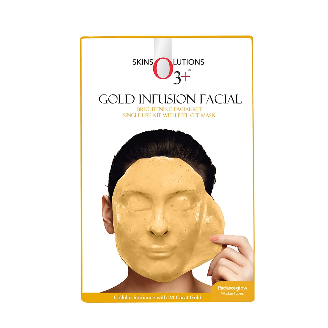 O3+ Gold Facial Kit for Softening and Smoothening Skin (45g)