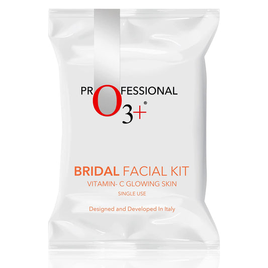 O3+ Bridal Facial Kit Vitamin C for Glowing Skin and Radiant Complexion (Single Use)