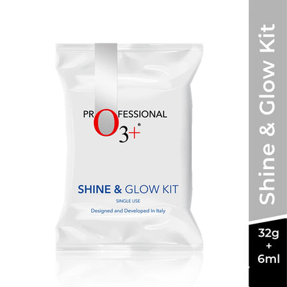 O3+ Shine & Glow Mono Dose Facial Kit (32g+6ml)