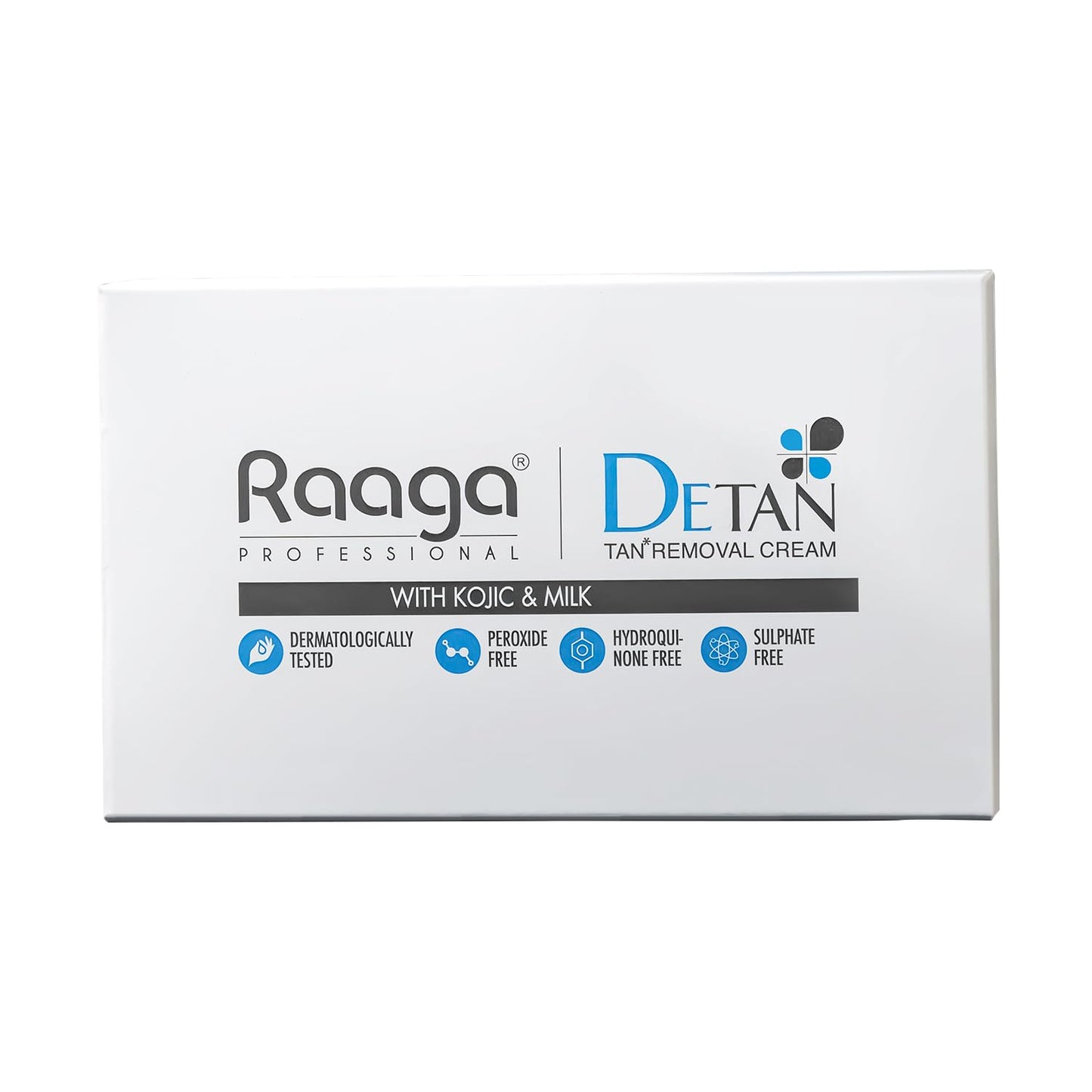 Raaga Professional De-Tan Pack with Kojic, Lactic Acid & Arbutin -  12g x 6 (72gm)