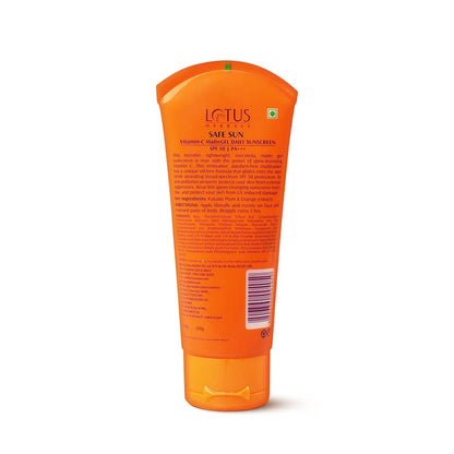 Lotus Herbals Safe Sun Vitamin C Matte Gel Daily Sunscreen | SPF 50 PA+++