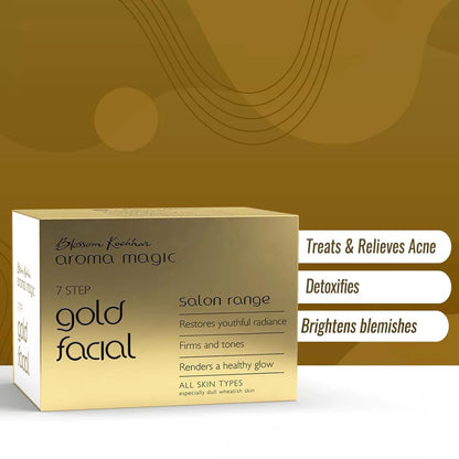 Aroma Magic Blossom Kochhar Gold Facial Kit 7-Step Salon Range (5 Facials)