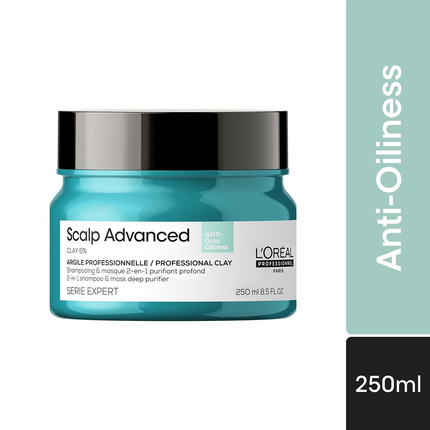 L'Oreal Professionnel Scalp Advanced Anti-Oiliness 2-In-1 Deep Purifier Clay