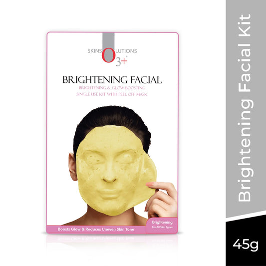 O3+ Brightening Whitening Facial Kit with Peel Off Power Mask (45gm)