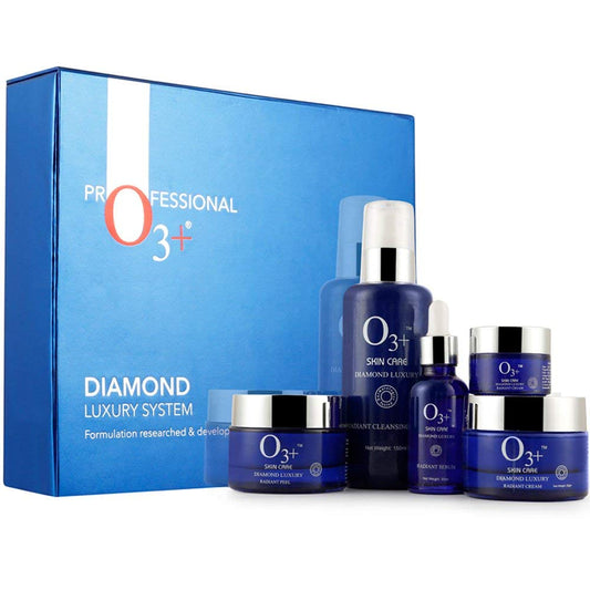 O3+ Diamond Luxury System Facial Kit For Bridal Glow Treatments - For All Skin Type