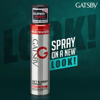 Gatsby Set And Keep Spray Super Hard, 250ml