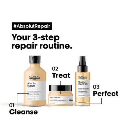 L'Oreal Professionnel Absolut Repair 10-in-1 Leave-in Serum for Dry & Damaged Hair - 90ml