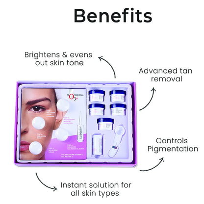 O3+ Power Brightening Facial Kit For Radiant and Glowing Skin - ‎ 163 g