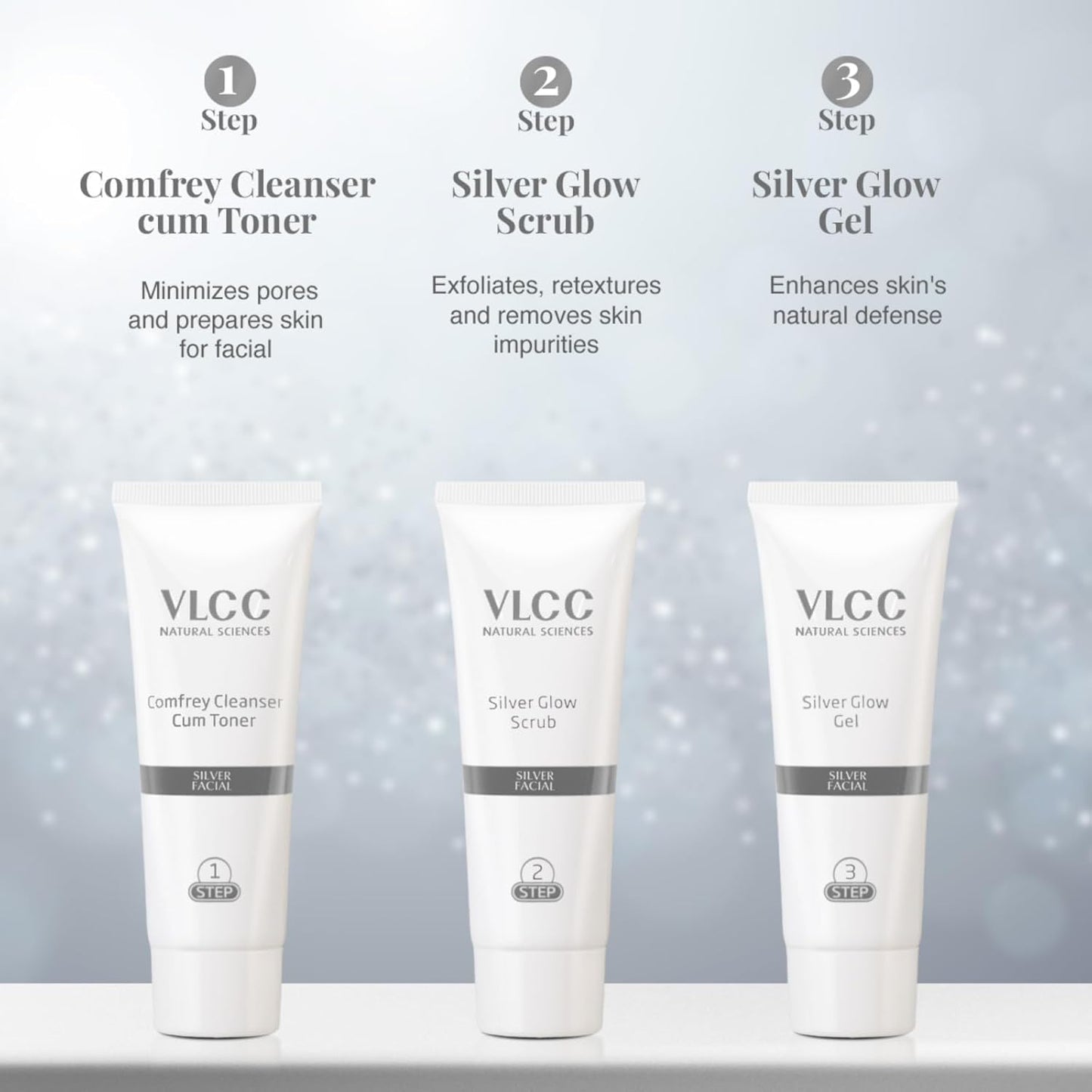 VLCC Silver Facial Kit - 60g