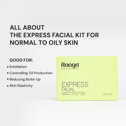 Raaga Express Facial Kit Normal to Oily Skin - Buy 1, Get 1 Free