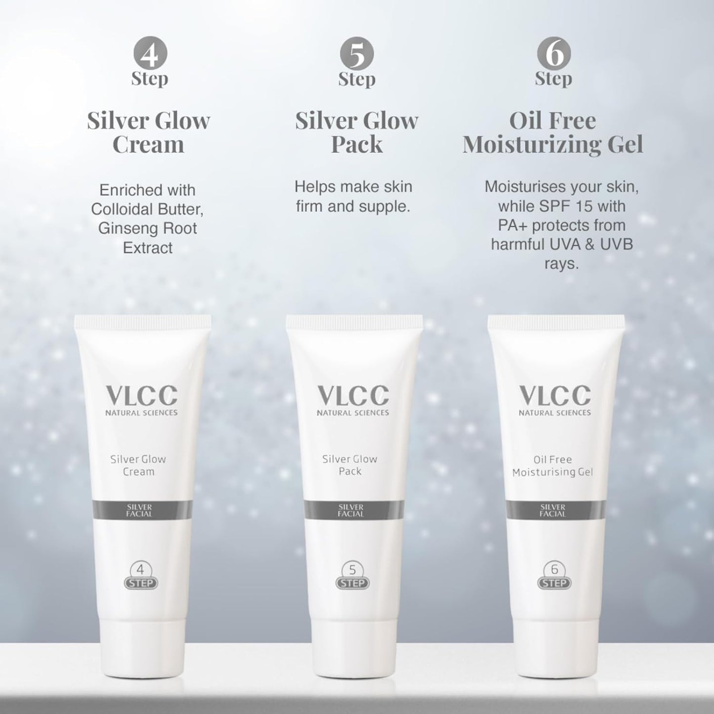 VLCC Silver Facial Kit - 60g