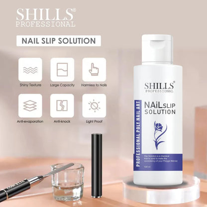 Shills Professional Nail Art Slip Solution Quick Building UV Gel