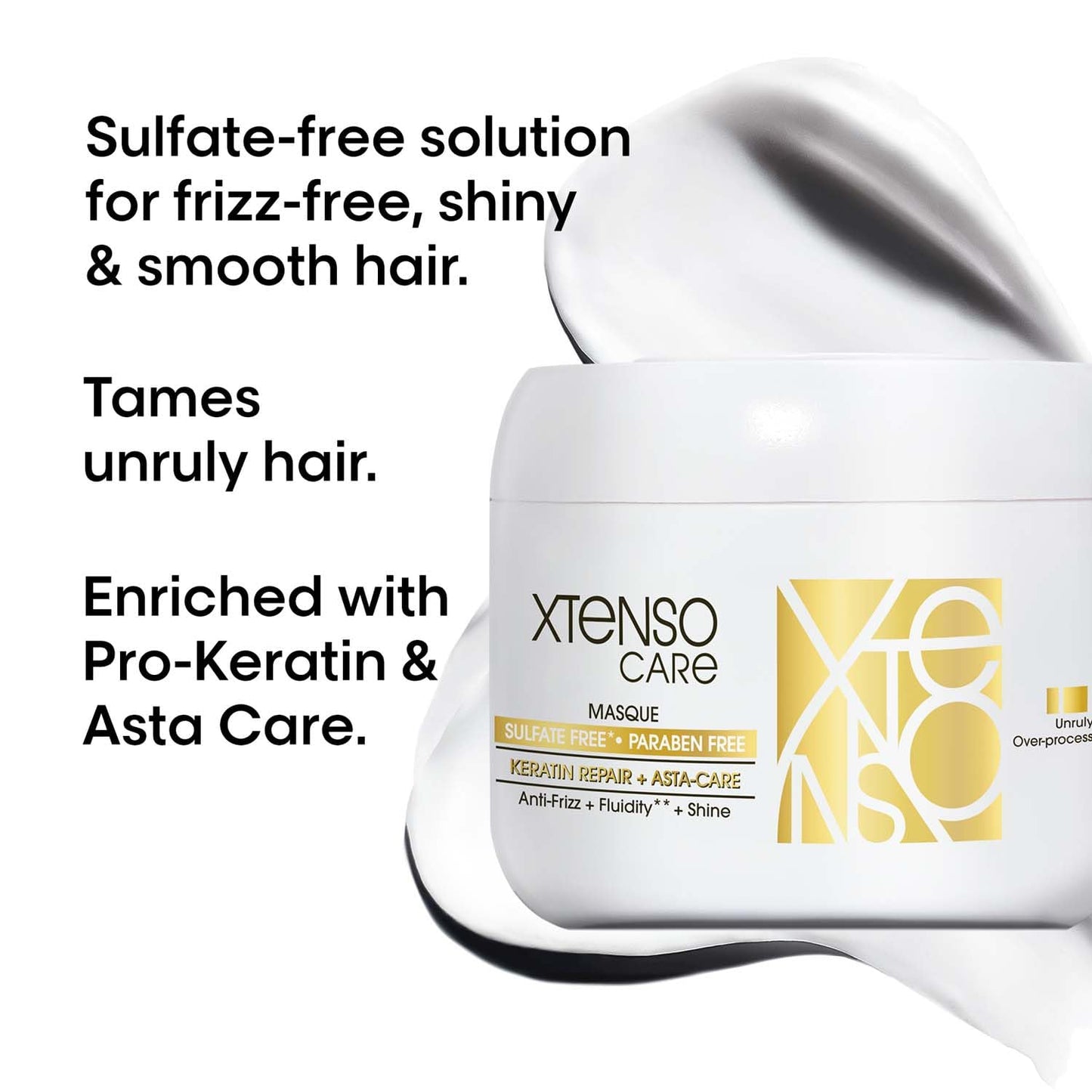 L'Oréal Professionnel Xtenso Care Sulfate-Free Masque for Frizz-Free, Shiny & Manageable Hair 196gms