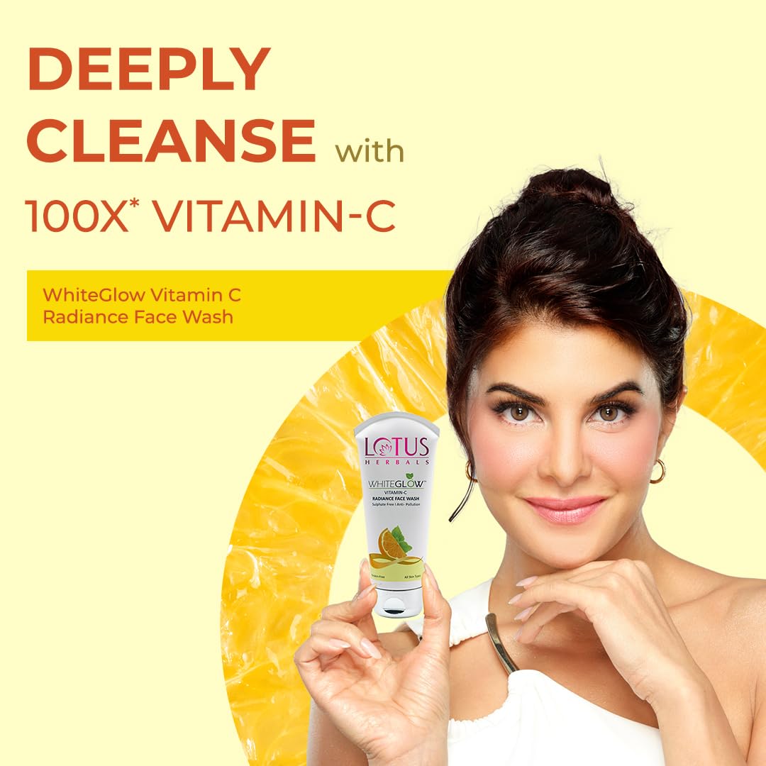 Lotus Herbals WhiteGlow Vitamin C Radiance Face Wash | 100g