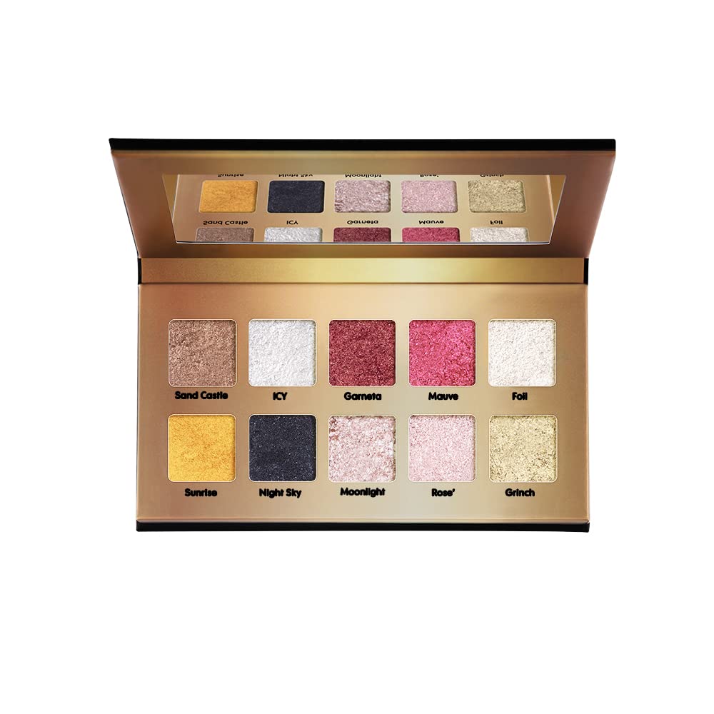 Forever52 10 Color Gemstones Collection Eyeshadow Palette - GMS002 Garnet