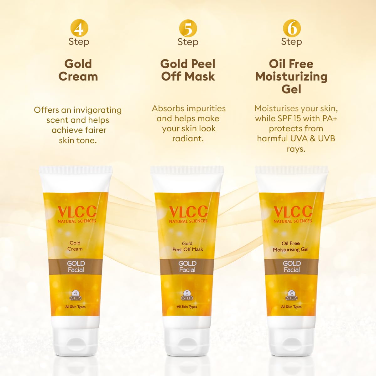 VLCC Gold Facial kit | 60g