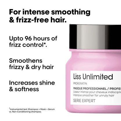 L'Oreal Professionnel Liss Unlimited Hair Mask for Rebellious Frizzy Hair