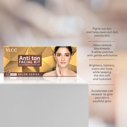 VLCC Salon Series Anti Tan Facial Kit ( 6 Facials ) - 300g