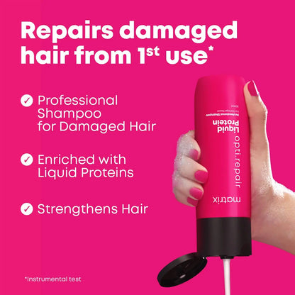 Matrix opti Damage Repair Liquid Protein Shampoo