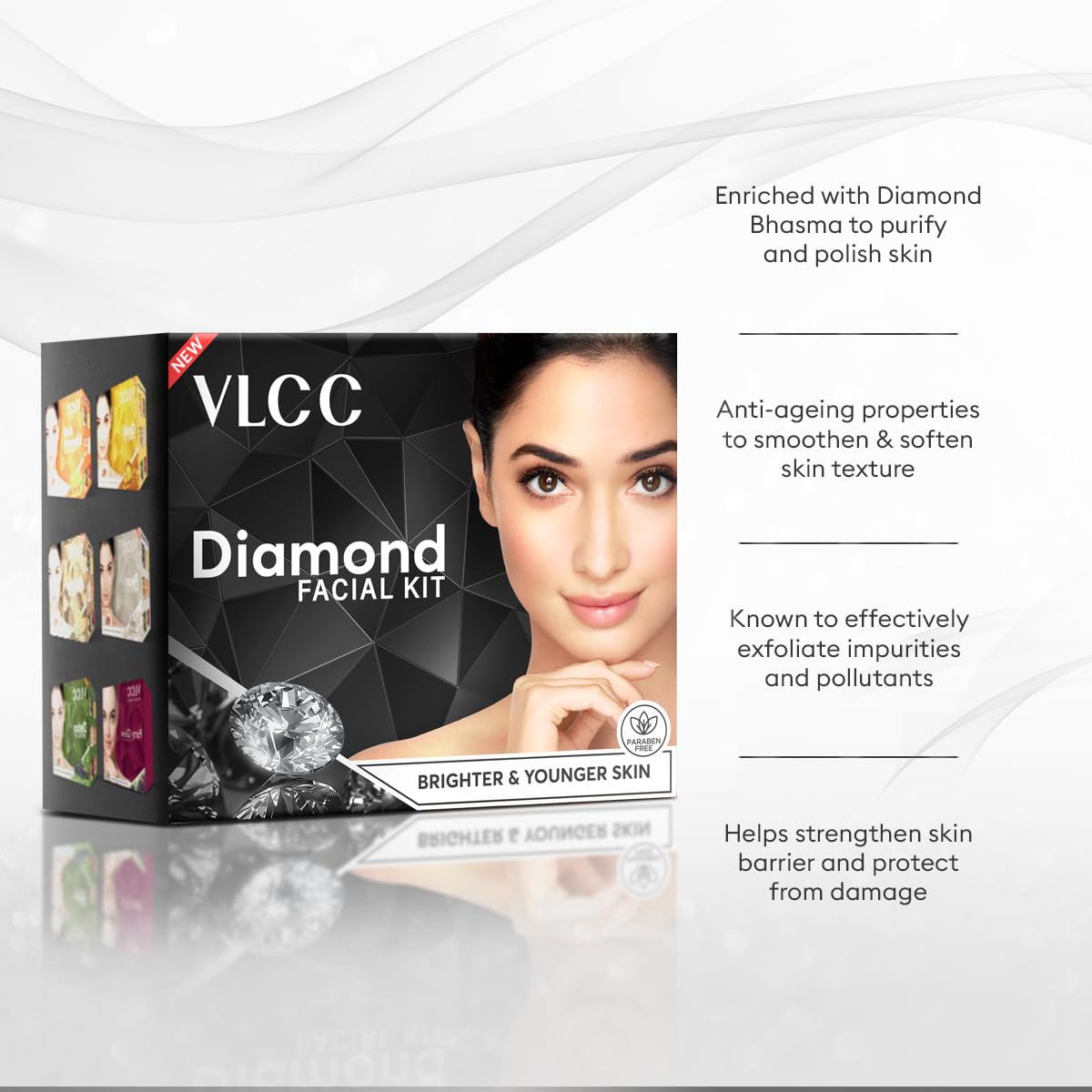 VLCC Diamond Single Facial Kit - 60 g