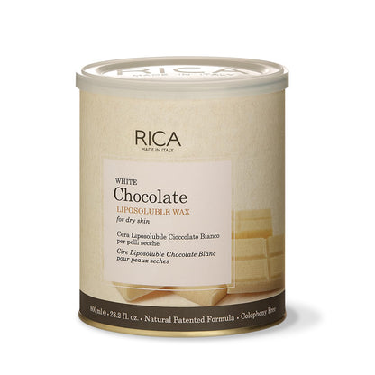 Rica White Chocolate Wax | Liposoluble Hair Removal Wax For Dry Skin - 800 ml