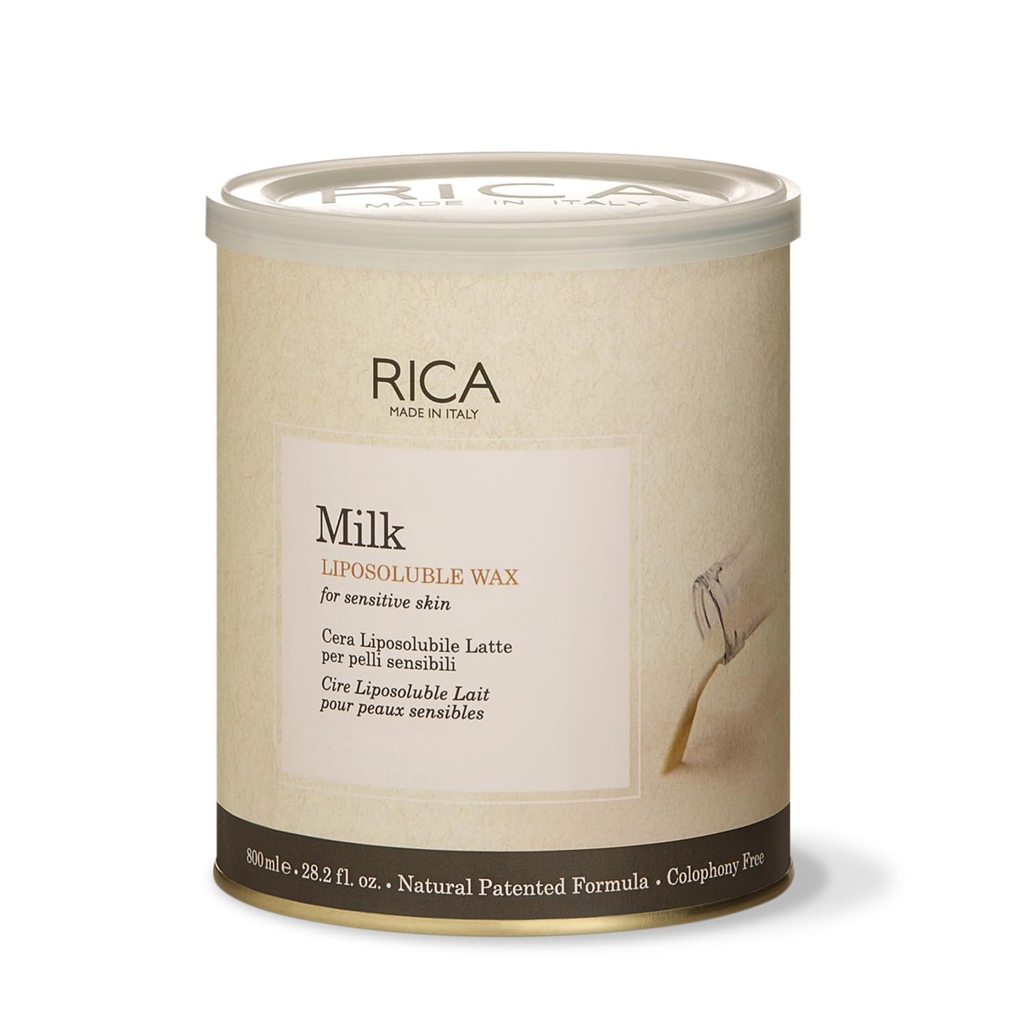 Rica Milk Wax | Liposoluble Wax For Sensitive Skin - 800ml