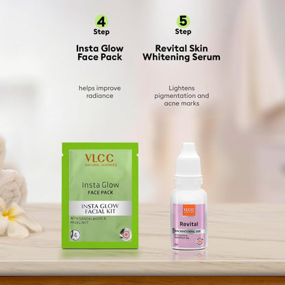 VLCC Salon Series Insta Glow Facial Kit ( 6 Facials ) - 252 g