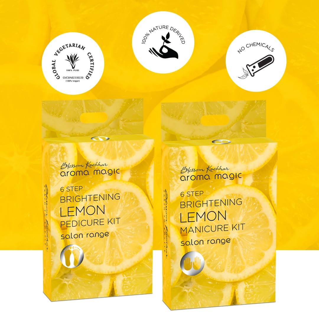 Aroma Magic Brightening Lemon Manicure & Pedicure Kit