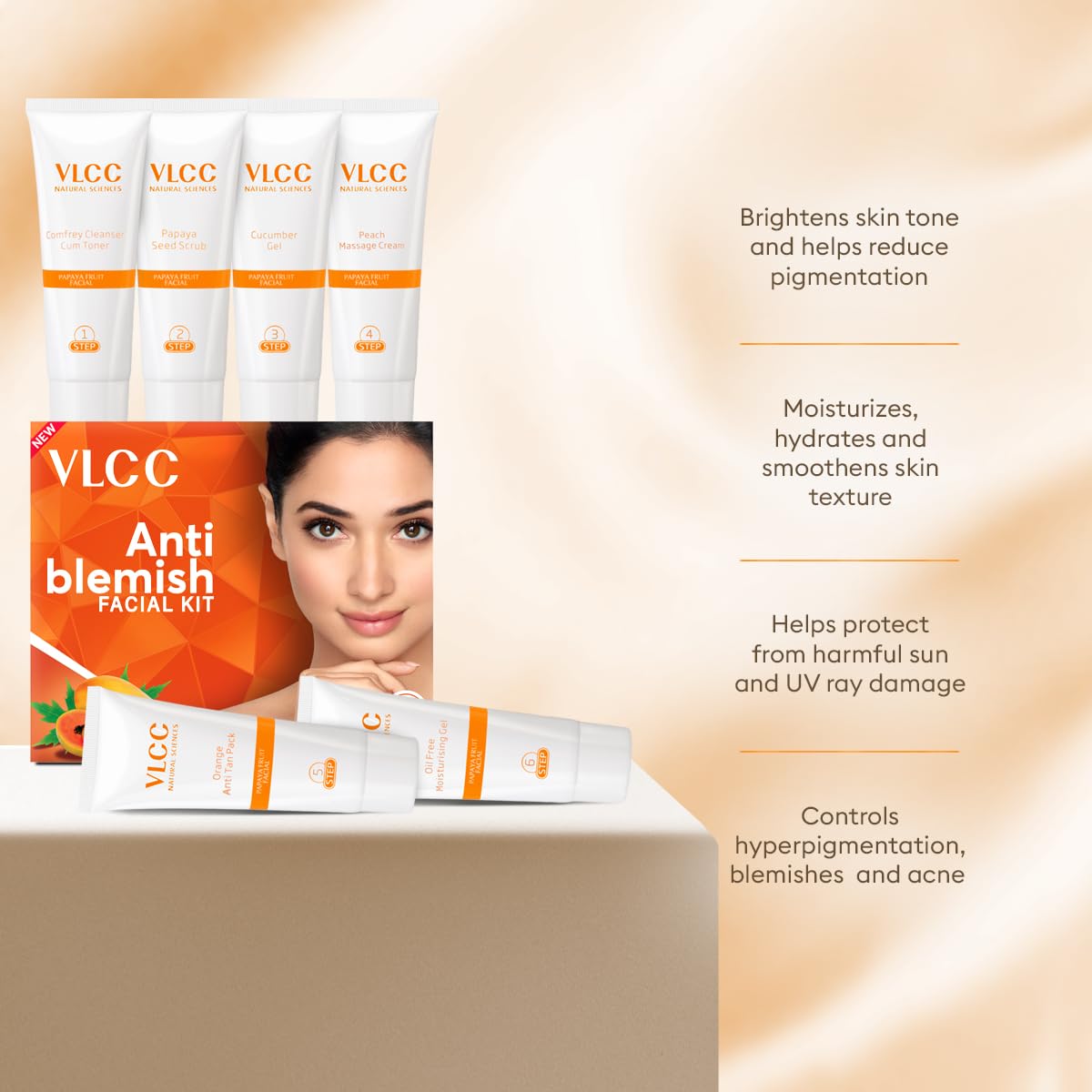 VLCC Anti Blemish Facial Kit - 60g