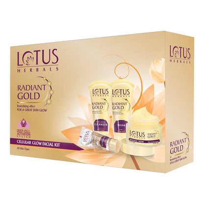 Lotus Herbals Radiant Gold Facial Kit - 170g