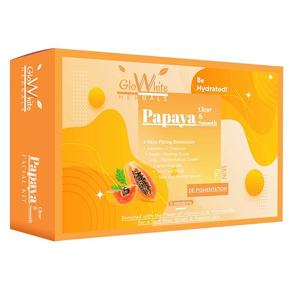 GloWhite Herbals Papaya De-Pigmentation Facial Kit