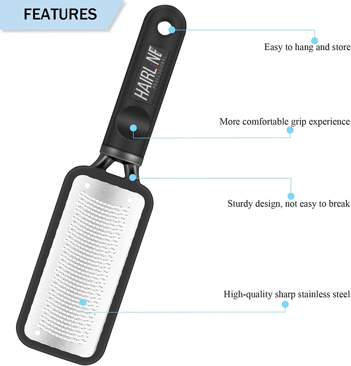 Hair Line Stainless Steel Foot Scrubber