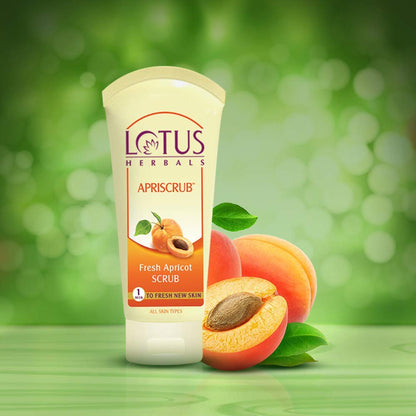 Lotus Herbals Apriscrub Fresh Apricot Face Scrub