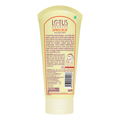 Lotus Herbals Apriscrub Fresh Apricot Face Scrub