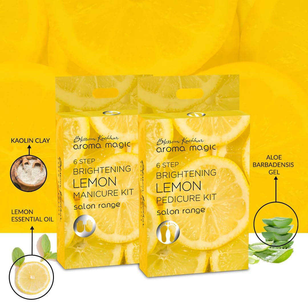 Aroma Magic Brightening Lemon Manicure & Pedicure Kit