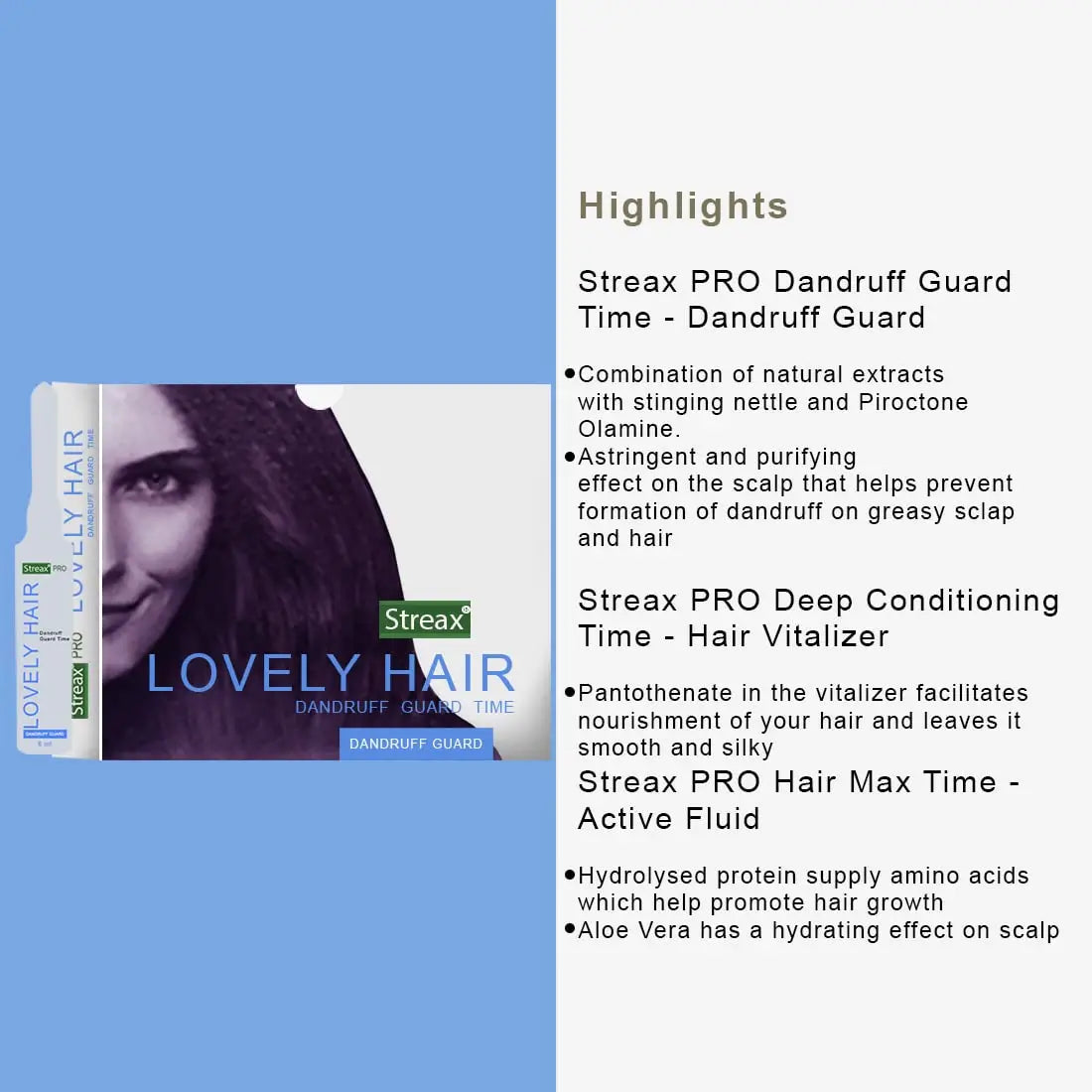 Streax Lovely Hair-(Dandurff Guard)