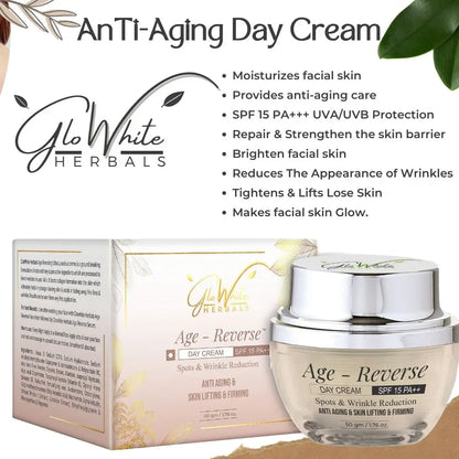 GloWhite Herbals Anti Aging Day Cream SPF 15PA+++