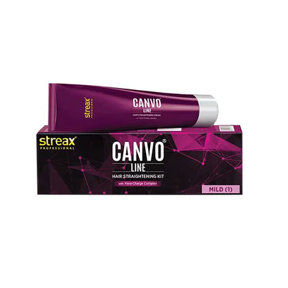 Streax Canvoline Hair Straightening Kit-Mild (1)