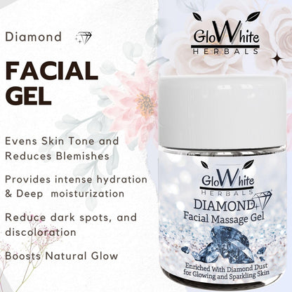 GloWhite Herbals Diamond Facial Massage Gel – 1kg